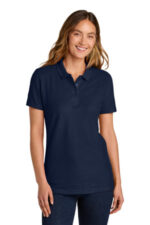 Gildan Softstyle Women's Pique Polo 64800L Navy