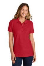 Gildan Softstyle Women's Pique Polo 64800L Red