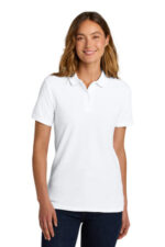 Gildan Softstyle Women's Pique Polo 64800L White