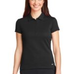 Nike Women's Dri-FIT Solid Icon Pique Modern Fit Polo. 746100 Black