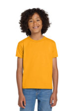 Gildan Youth DryBlend 50 Cotton/50 Poly T-Shirt. 8000B Gold