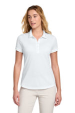 Nike Women's Dri-FIT Players Modern Fit Polo. 811807 White
