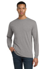 Gildan - DryBlend 50 Cotton/50 Poly Long Sleeve T-Shirt. 8400 Sport Grey