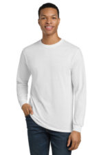 Gildan - DryBlend 50 Cotton/50 Poly Long Sleeve T-Shirt. 8400 White