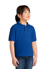 Gildan Youth DryBlend 6-Ounce Jersey Knit Sport Shirt. 8800B Royal