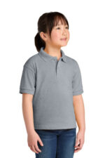 Gildan Youth DryBlend 6-Ounce Jersey Knit Sport Shirt. 8800B Sport Grey