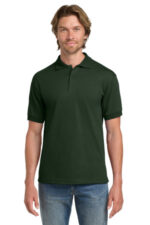 Gildan - DryBlend 6-Ounce Jersey Knit Sport Shirt. 8800 Forest Green