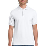 Gildan - DryBlend 6-Ounce Jersey Knit Sport Shirt. 8800 White