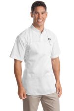 Port Authority Medium-Length Apron with Pouch Pockets. A510 White
