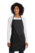 Port Authority Full-Length Apron. A520 Black