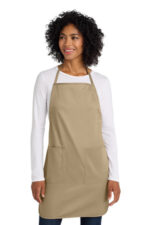 Port Authority Full-Length Apron. A520 Khaki