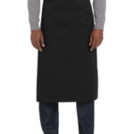 Port Authority Easy Care Full Bistro Apron with Stain Release. A701 Black