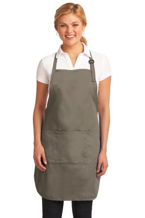 Port Authority Easy Care Full-Length Apron with Stain Release. A703 Khaki