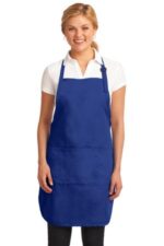 Port Authority Easy Care Full-Length Apron with Stain Release. A703 Royal