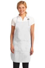 Port Authority Easy Care Full-Length Apron with Stain Release. A703 White