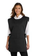 Port Authority Easy Care Cobbler Apron with Stain Release. A705 Black