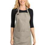 Port Authority Signature Heavy Twill Bib Apron A900 Sahara