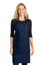 Port Authority Signature Heavy Twill Bib Apron A900 True Navy