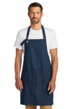 Port Authority Signature Denim Apron A901 Dark Denim