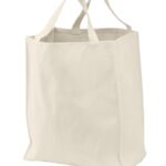 Port Authority Ideal Twill Grocery Tote. B100 Natural