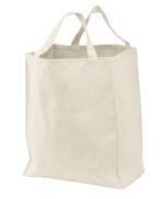 Port Authority Ideal Twill Grocery Tote. B100 Natural