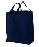 Port Authority Ideal Twill Grocery Tote. B100 Navy