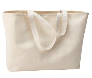 Port Authority - Ideal Twill Jumbo Tote. B300 Natural