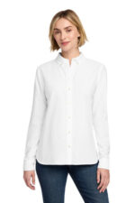 Brooks Brothers Women's Casual Oxford Cloth Shirt BB18005 White