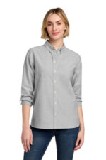 Brooks Brothers Women's Casual Oxford Cloth Shirt BB18005 Windsor Grey