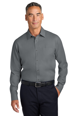 Brooks Brothers Wrinkle-Free Stretch Pinpoint Spread Collar Shirt BB18012 Deep Black