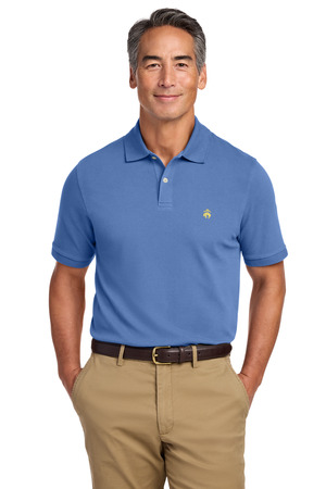 Brooks Brothers Pima Cotton Pique Polo BB18200 Charter Blue