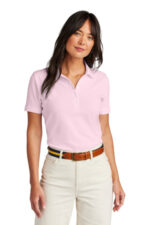 Brooks Brothers Women's Pima Cotton Pique Polo BB18201 Pearl Pink