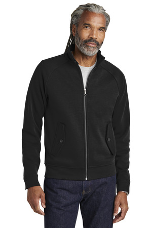 Brooks Brothers Double-Knit Full-Zip BB18210 Deep Black