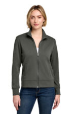 Brooks Brothers Women's Double-Knit Full-Zip BB18211 Windsor Grey