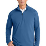 Brooks Brothers Luxe Performance 1/4-Zip BB18214 Charter Blue