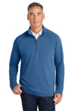 Brooks Brothers Luxe Performance 1/4-Zip BB18214 Charter Blue