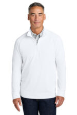 Brooks Brothers Luxe Performance 1/4-Zip BB18214 White