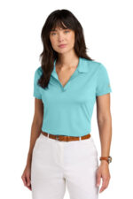 Brooks Brothers Women's Mesh Pique Performance Polo BB18221 Soft Mint