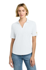Brooks Brothers Women's Pinpoint Pique Polo BB18223 White