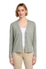 Brooks Brothers Women's Cotton Stretch Cardigan Sweater BB18405 Light Shadow Grey Heather