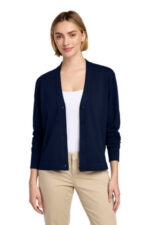 Brooks Brothers Women's Cotton Stretch Cardigan Sweater BB18405 Navy Blazer