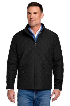 Brooks Brothers Quilted Jacket BB18600 Deep Black