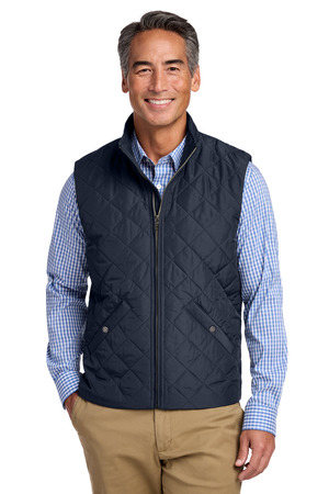 Brooks Brothers Quilted Vest BB18602 Night Navy