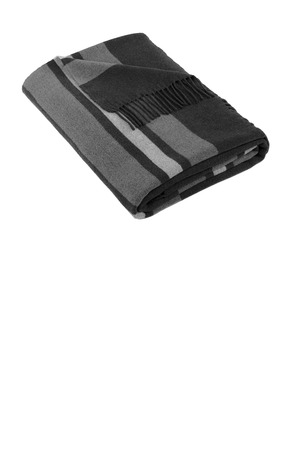 Brooks Brothers Heritage Blanket BB19000 Windsor Grey/ Shadow Grey/ Blanc