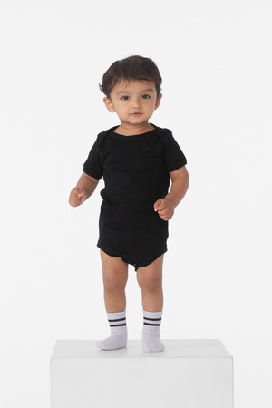 BELLA+CANVAS Infant Jersey Short Sleeve One Piece BC100B Black