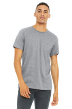 BELLA+CANVAS Unisex Heather CVC Short Sleeve Tee. BC3001CVC Athletic Heather