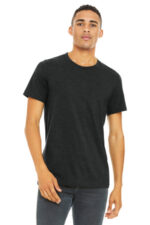 BELLA+CANVAS Unisex Heather CVC Short Sleeve Tee. BC3001CVC Black Heather