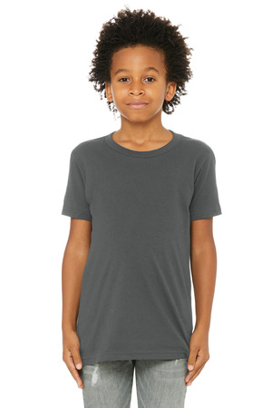 BELLA+CANVAS Youth Jersey Short Sleeve Tee. BC3001Y Asphalt