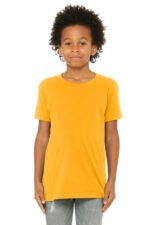 BELLA+CANVAS Youth Jersey Short Sleeve Tee. BC3001Y Gold