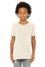 BELLA+CANVAS Youth Jersey Short Sleeve Tee. BC3001Y Natural